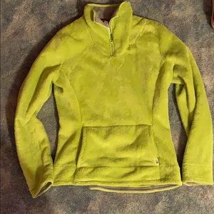 Fuzzy North Face Pull over